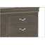 Armoire de rangement sophistiquée noire métallique avec plusieurs tiroirs pour une vie organisée et élégante-2037386595