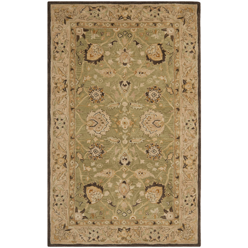 Tingley Hand Tufted Wool Oriental Rug, Rectangle 4' x 6'
