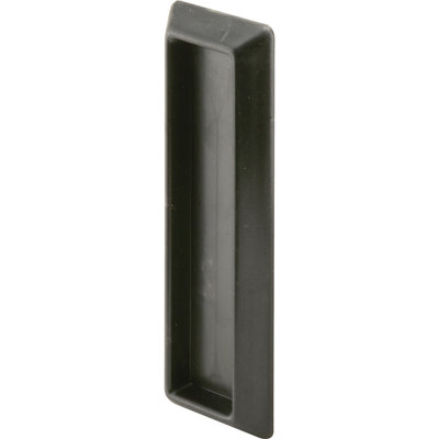 Prime-Line Black Plastic, Window Finger Pull, Self-Adhesive