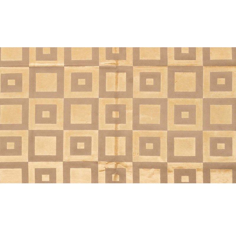 Geometric Area Rug in Ivory