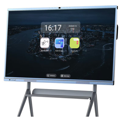 JYXCN Smart Board 65 Inch Digital Whiteboard for Online Teaching with Zoom/Teams Integration & Ads Playback?