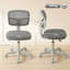  Small Office Chair without Arms, Ergonomic Swivel Mesh Desk Chair-613042320