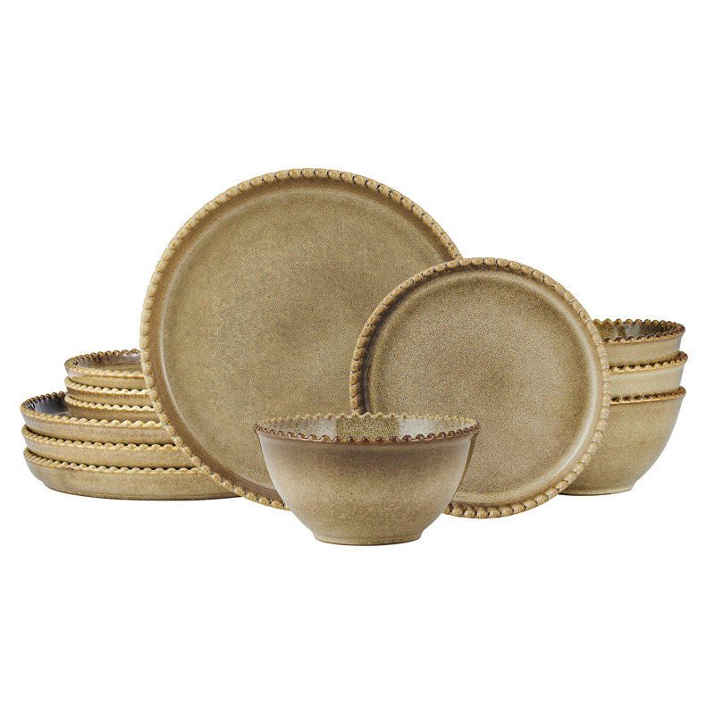 Pfaltzgraff Lumira 12-Piece Dinnerware Set, Service for 4