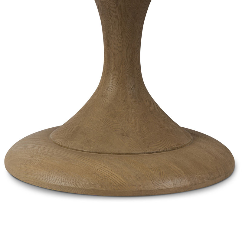 Eastman Dining Table -Light Weathered Oak, 30" H x 60" W x 60" D, Light Weathered Oak