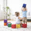 ECR4Kids SoftZone Patchwork Toddler Blocks, Foam Cubes, 12-Piece-113354603
