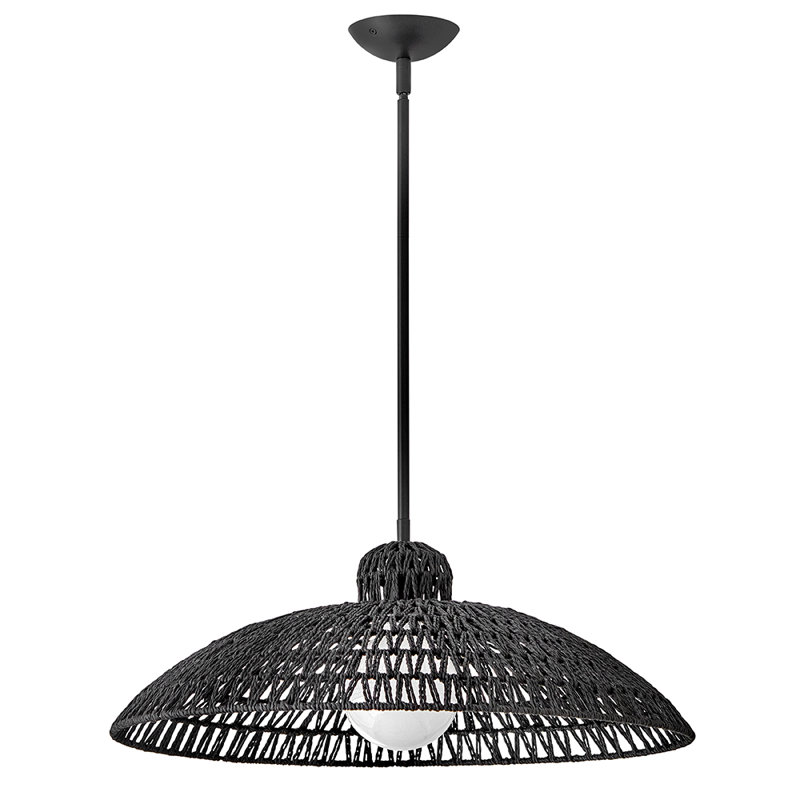 Grand luminaire suspendu Pismo, Noir