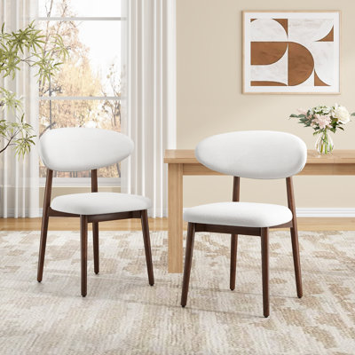 Upholstered Solid Wood Dining Chair