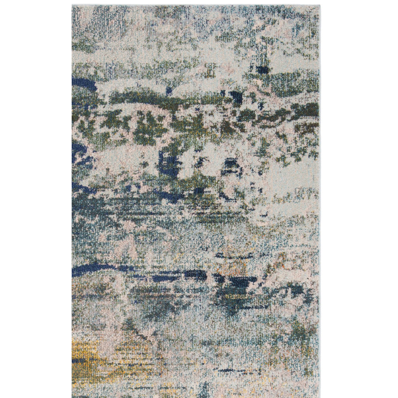 Monaco Performance Geometric Rug, Runner 2'2" x 8'