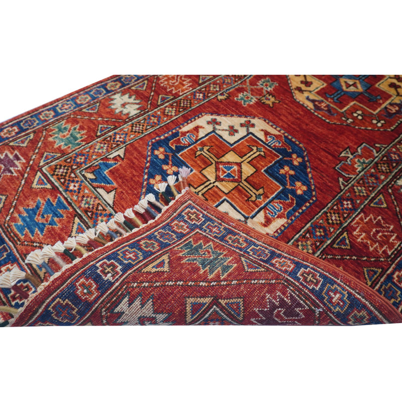 Tapis rouge noué à la main de haute qualité