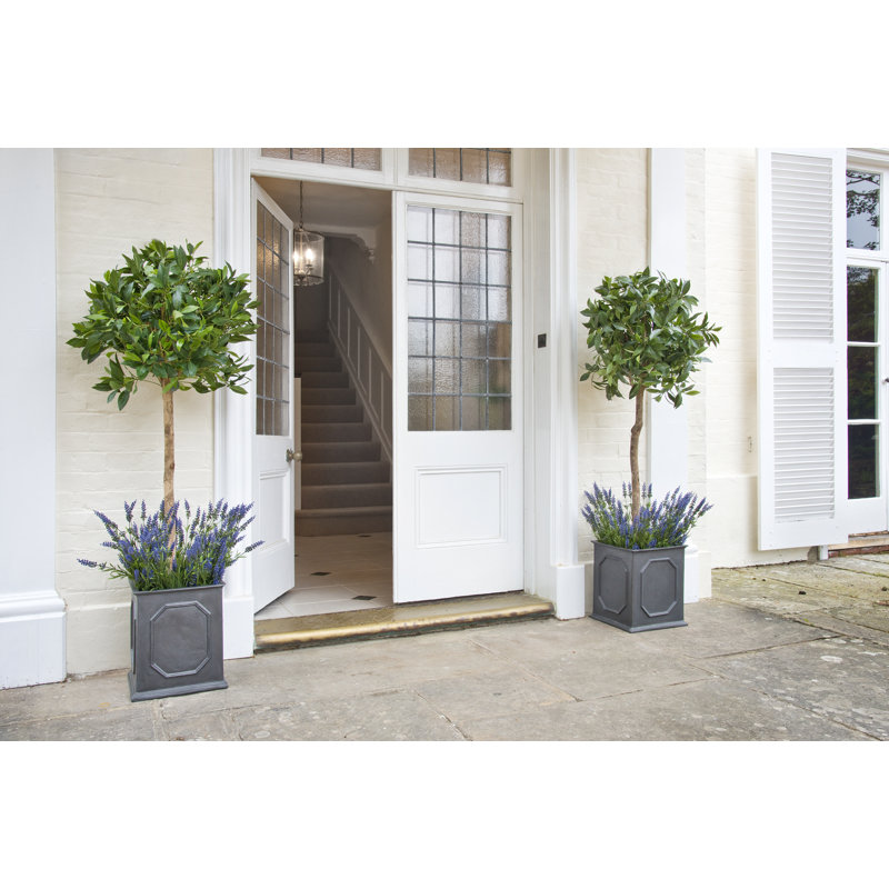 Berenice Handmade Pot Planter, 46 cm H x 40 cm W x 40 cm D, Faux Lead