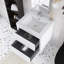 Meuble-lavabo simple mural 24 po avec plateau en composite intégré-618657300