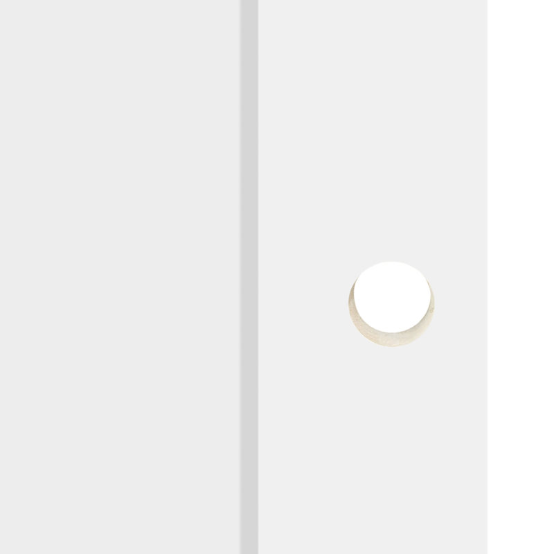(Avec serrure et trous de charnières) Porte intérieure moulée pré-percée 1 panneau, Oui, 32 po x 80 po