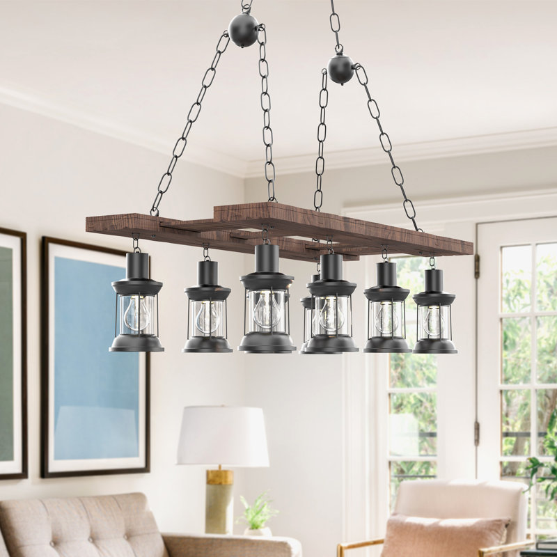 Agaran 8 - Light Dimmable Geometric Chandelier