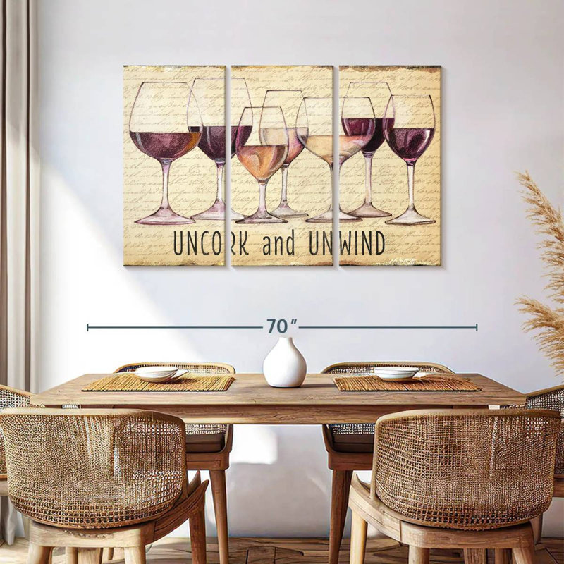 Tergel Wine Line I, 36" H x 57" W
