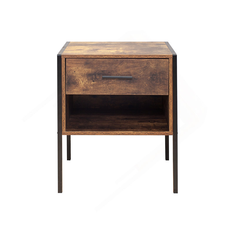Table de chevet de style industriel