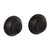 Prestige 385 Round Double Cylinder Deadbolt with SmartKey