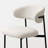 Upholstered Dining Chair With Metal Legs-436404752