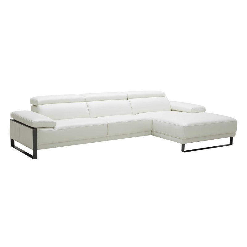 Canapé modulaire Canterbury LAF blanc, Accoudoir à droite (vu de face)
