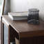 Armoire d'appoint de coin arrondie sur pied