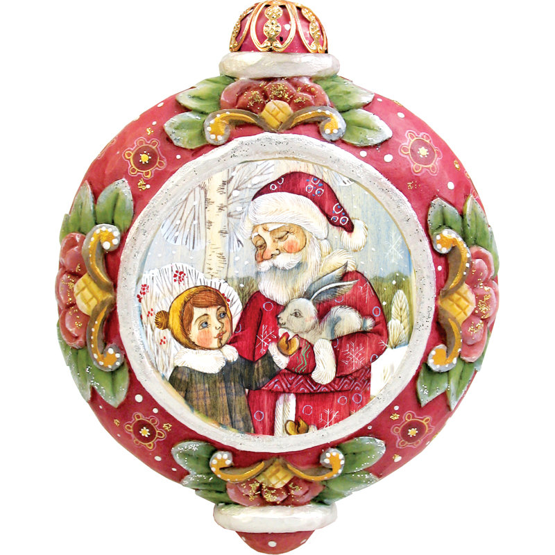 Ornament Derevo Collection, Père Noël avec garçon