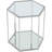 Sei Glass Top Floor Shelf End Table Storage-760254104