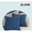 Coussin décoratif en velours côtelé rayé, coussin décoratif texturé de couleur unie-128824463-129024973-128824446