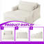 Canapé-lit en tissu chenille avec texture moelleuse et capacité de 900 lb-145506736