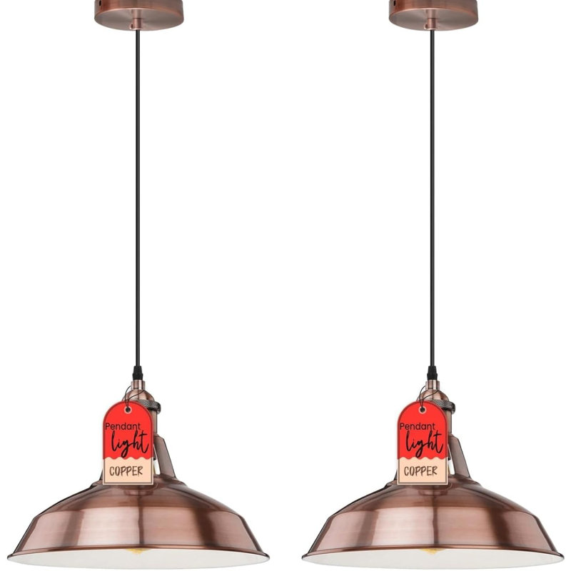 1 - Light Dome Pendant, Copper