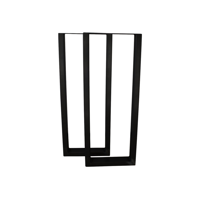 Base de table en U U 38 po, Noir