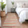 Premium Machine Washable Prisco Salmon Rug