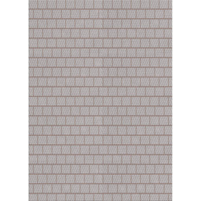 Tapis géométrique gris