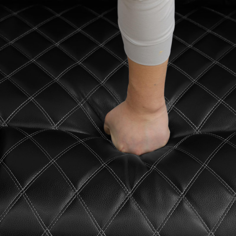 Black Breathable Leather  Recliner Chair