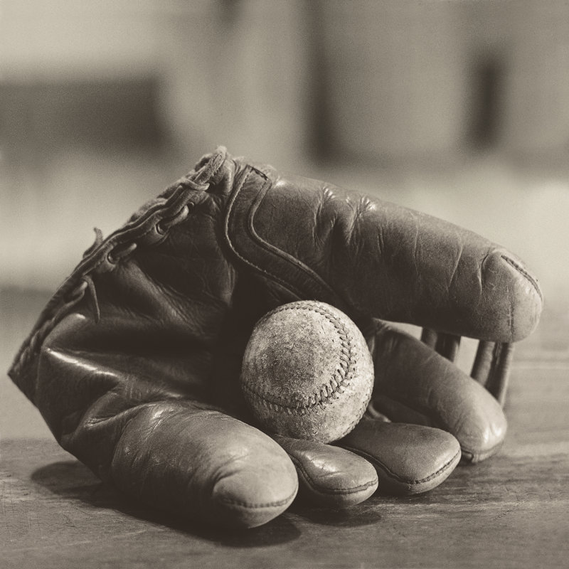 Baseball Nostalgia I by Judy B. Messer - Wrapped Canvas Print, 51cm H x 51cm W