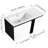 40'' Vanity With Ceramics Basin. Soft-Close Door For Bathroom. Modern Design. Spacious Storage. Plywood Construction. White And Black Sink. Contemporary Storage Area. Material.-1327342328