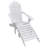 Elderton Solid Wood Adirondack Chair with Ottoman-566512970