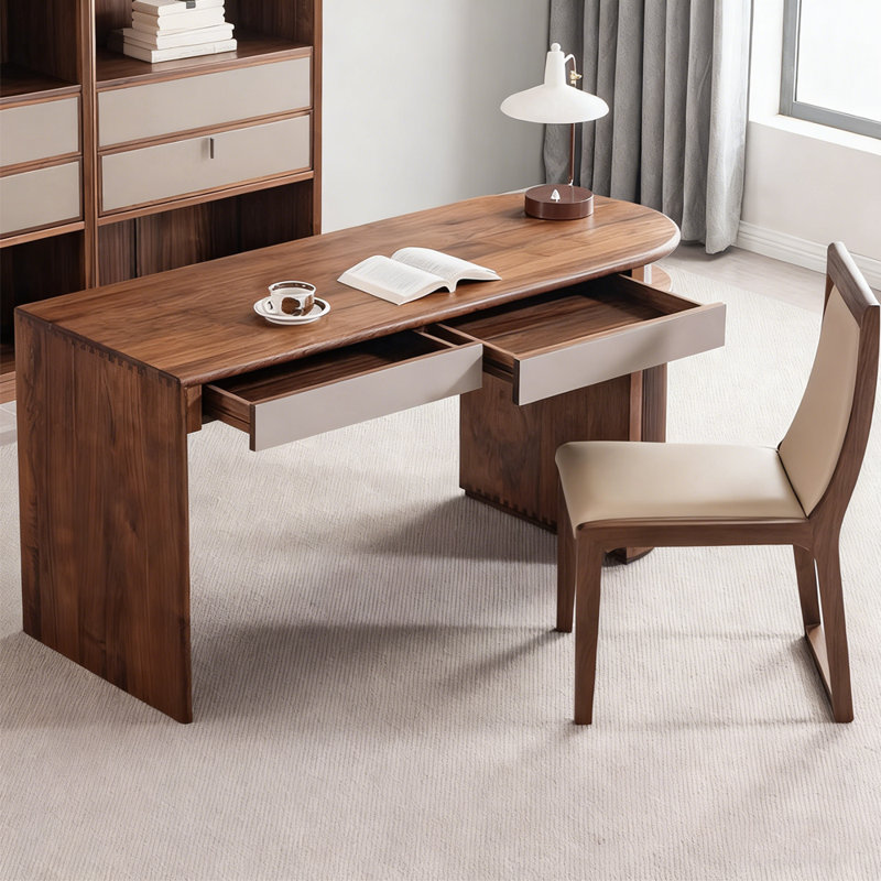 Bureau de style nordique, H 29,53 po x l 62,99 po x P 23,62 po