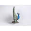 Statue peacock avec plumes out