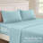 Lux Decor 4-Piece Ultra Soft Microfiber Sheet Set Deep Pocket Fitted Sheet, Wrinkle-Resistant & Easy Care Bedding-960111318-960111316