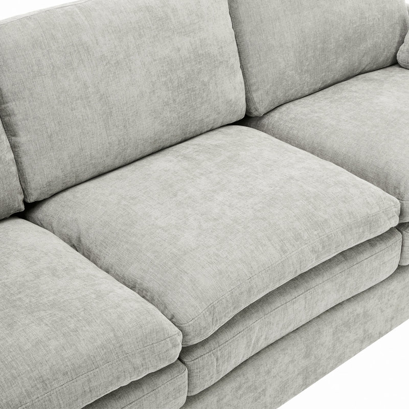 68,1 po Causeuse rembourrée Cozy surdimensionnée Comfy Comfy Cloud Canapé Double
