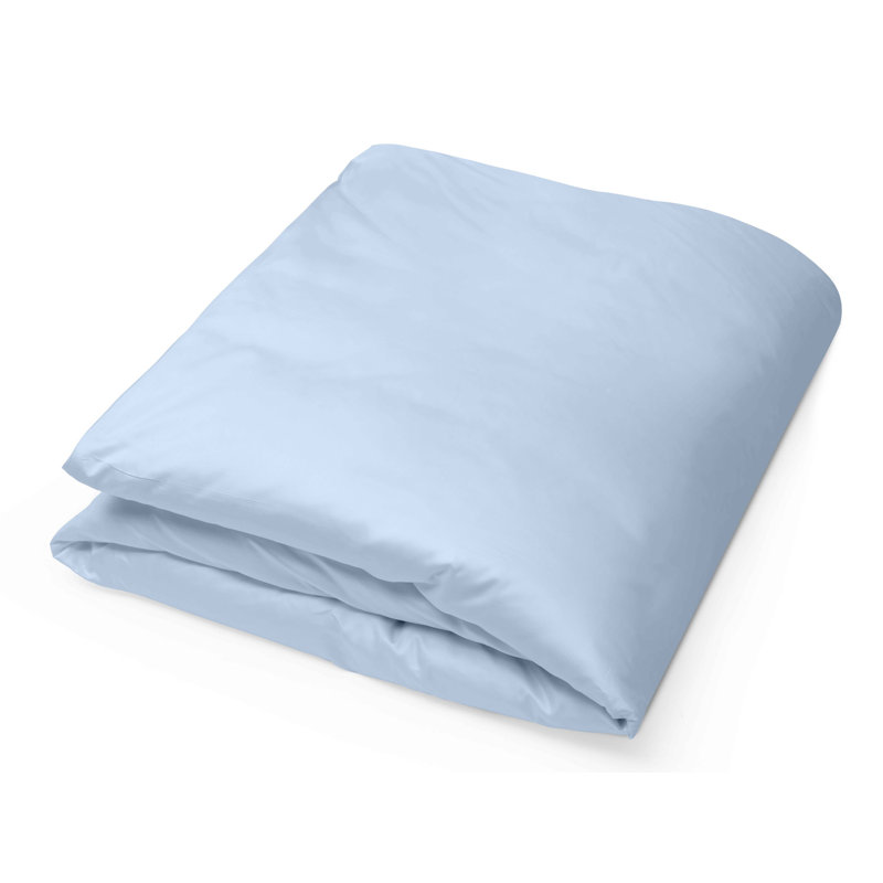 Raffaello Sateen Duvet Cover, King Duvet Cover, Sky Blue