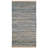 Arria Hand Woven Cotton Denim/0.4 Jute Rug in Natural/Blue-82593348