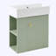 Meuble-lavabo flottant moderne avec lavabo en céramique
