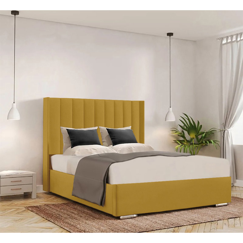 Chiedu Bed Frame, Single, Turmeric