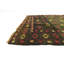 Tapis de zone en laine carrée 4'2" one-of-kind-noué la main Earley