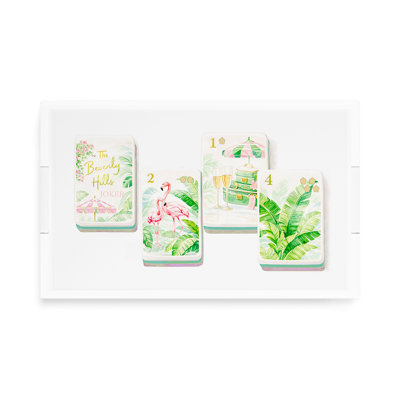 Mahjong Acrylic Decorative Tray