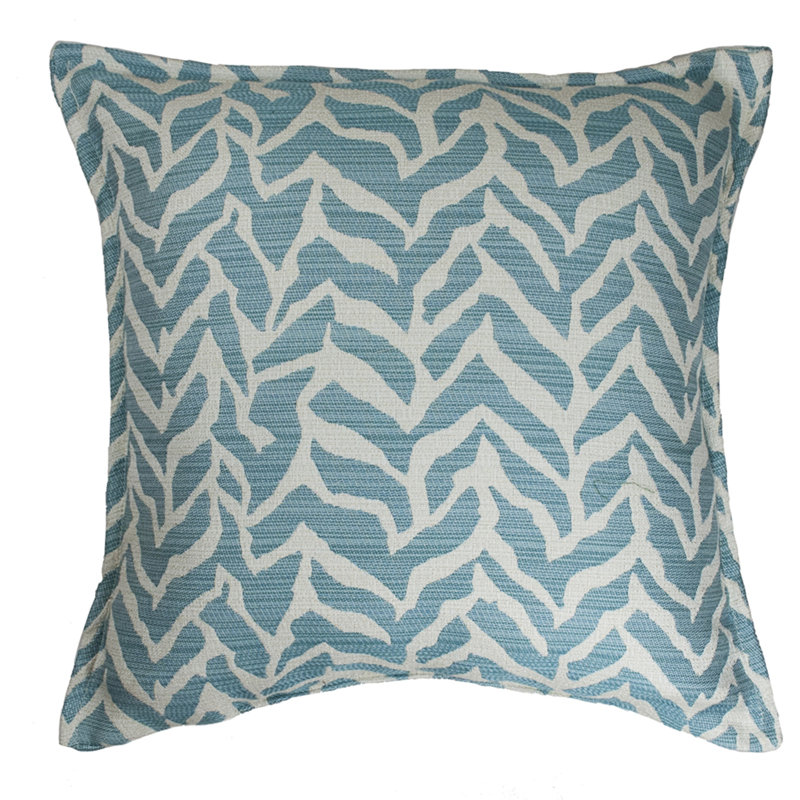 Coussin décoratif Burke, Aigue-marine