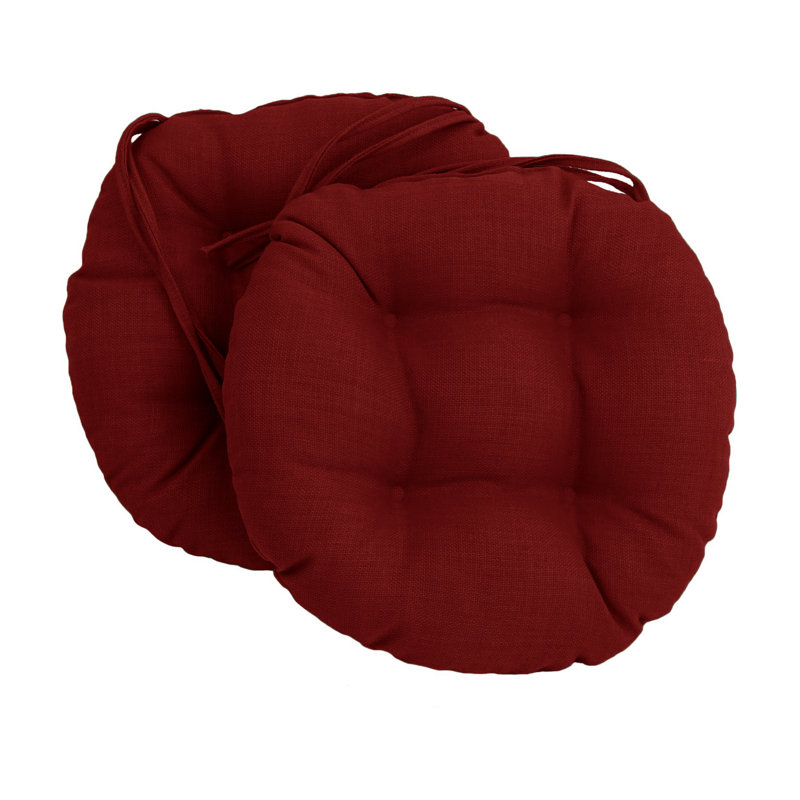 Coussin de chaise de salle à manger d'intérieur/extérieur, Paprika