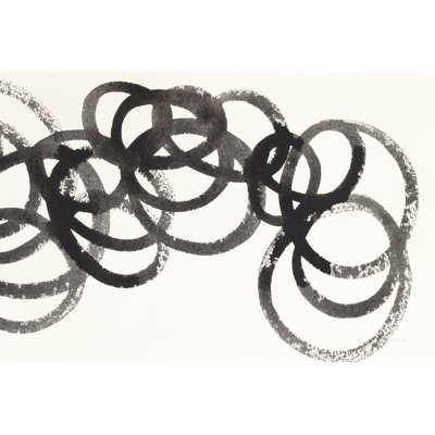 Swirling Element I Crop II by Shirley Novak - Wrapped Canvas Painting