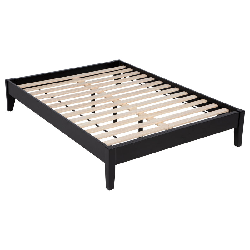 Alekxa Full Universal Platform Bed Black, Full / Double, Black