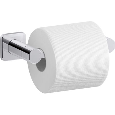 Parallel™ Pivoting Toilet Paper Holder, Wall-Mount Bathroom Toilet Paper Holder